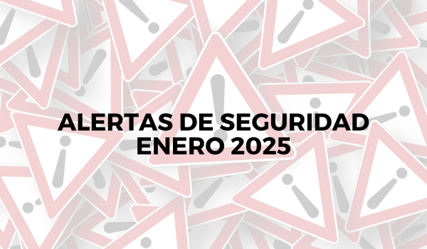 Alertas de seguridad – Enero 2025